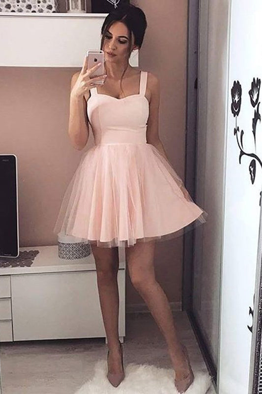 Sweetheart Straps Short Light Blush ...